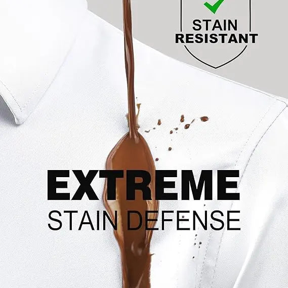 3-Pack Men's Slim Fit Dress Shirts – Long Sleeve Business Casual, Stain-Resistant